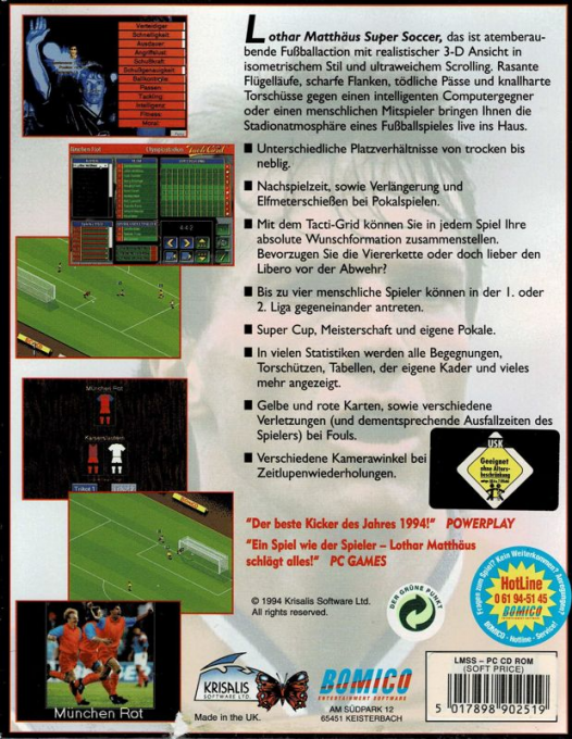 Manchester United - The Double — box-2D-back (DE)