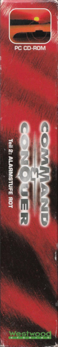 Command And Conquer - Red Alert — box-2D-side (DE)