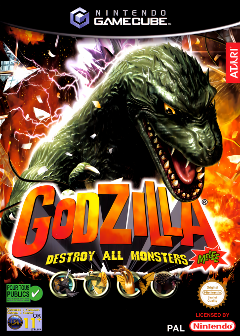 Godzilla - Kaijuu Dairantou — box-2D (EU)