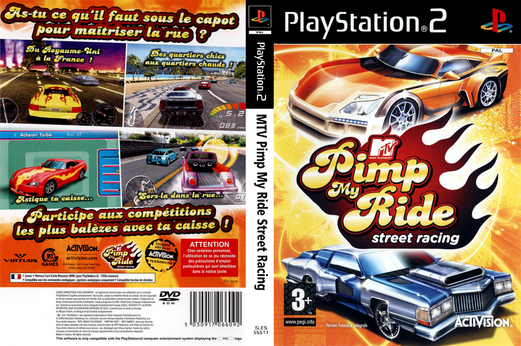 MTV Pimp My Ride - Street Racing — box-texture (FR)