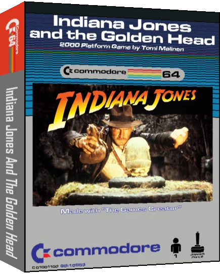 Indiana Jones and the Golden Head — box-3D (CUS)