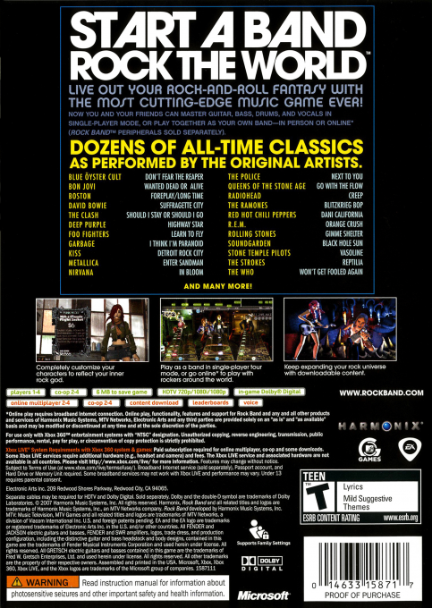 Rock Band — box-2D-back (US)