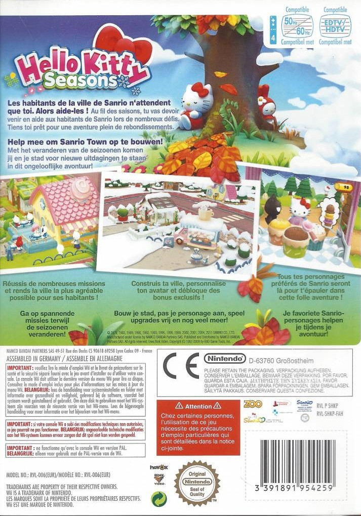 Hello Kitty Seasons — box-2D-back (FR)