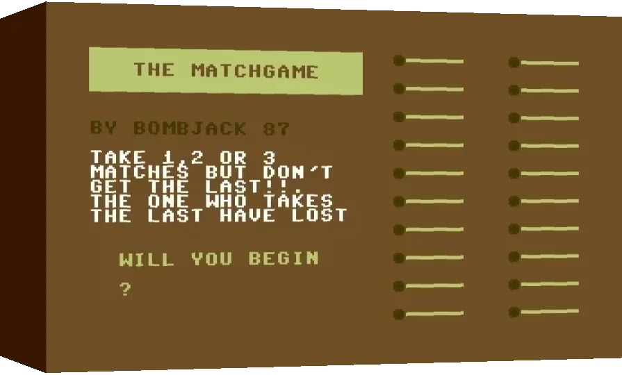 The Matchgame — box-3D (WOR)