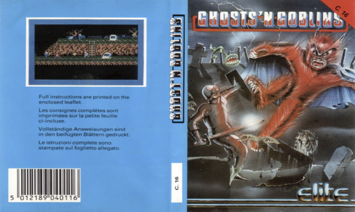 Ghosts 'n Goblins — box-texture (EU)
