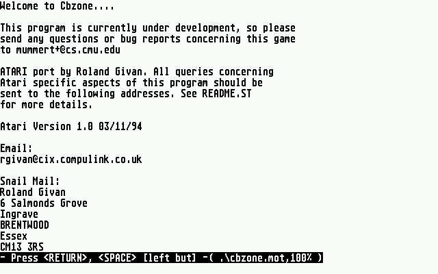 CbZone — sstitle (WOR)