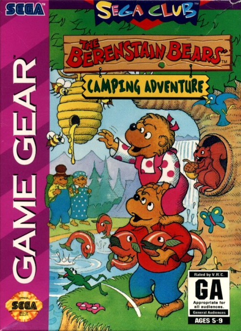 Berenstain Bears' Camping Adventure, The box art
