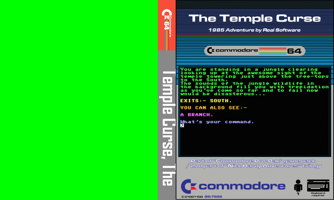 The Temple Curse — box-texture (CUS)