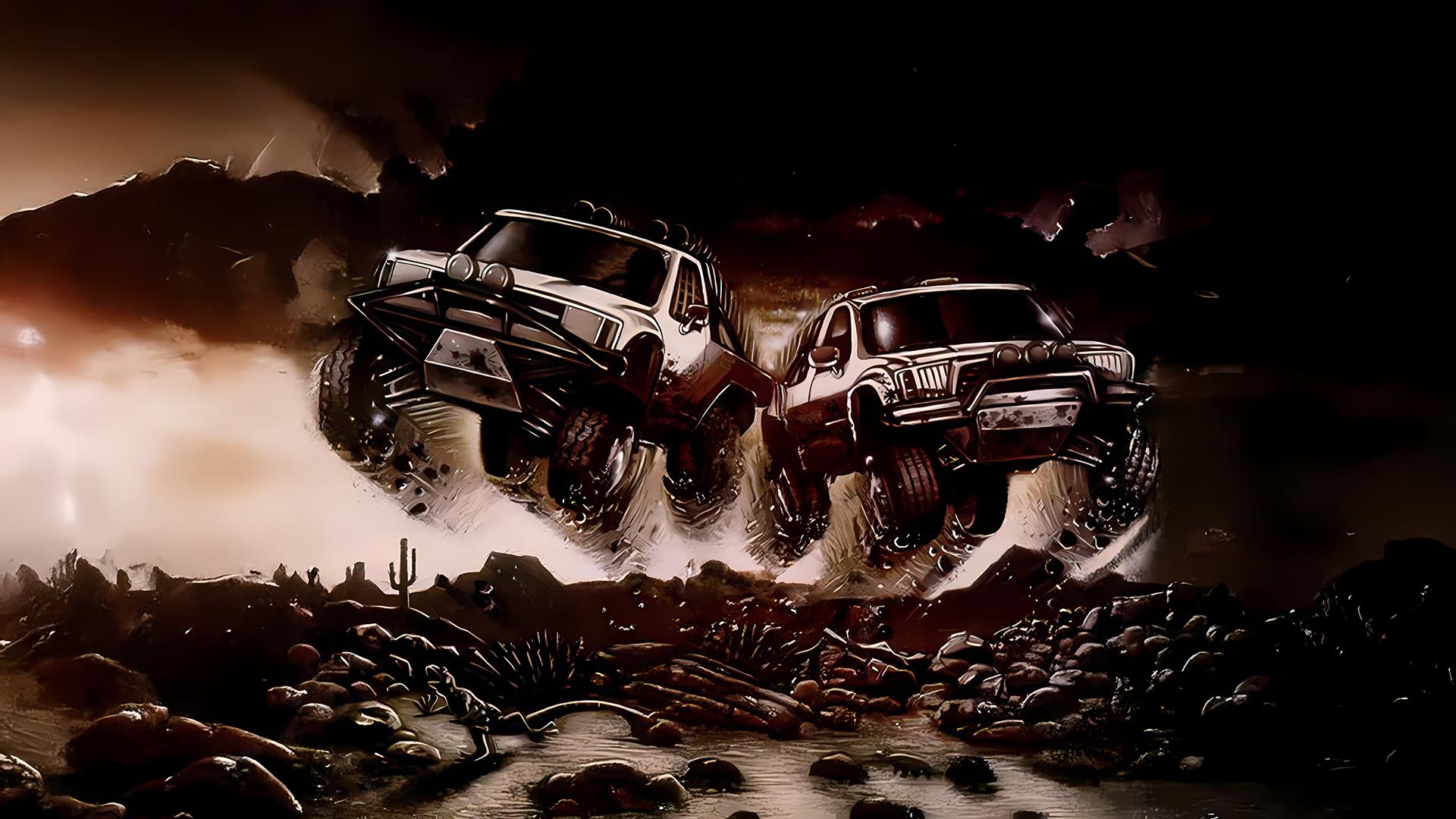 Ivan 'Ironman' Stewart's Super Off Road — fanart