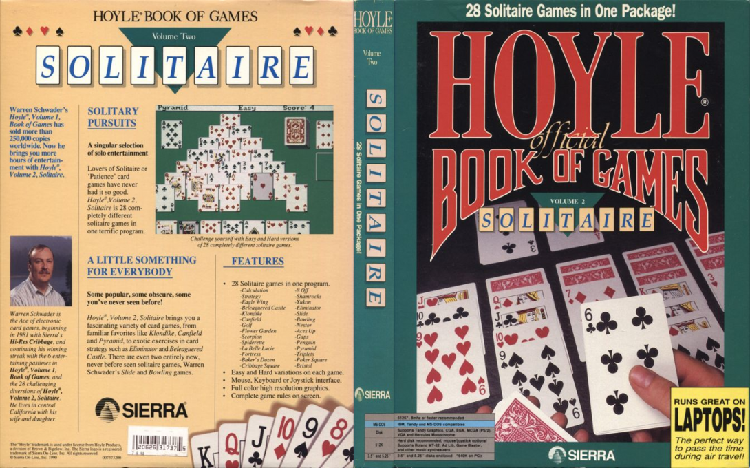 Hoyle Official Book Of Games - Volume 2 — box-texture (US)