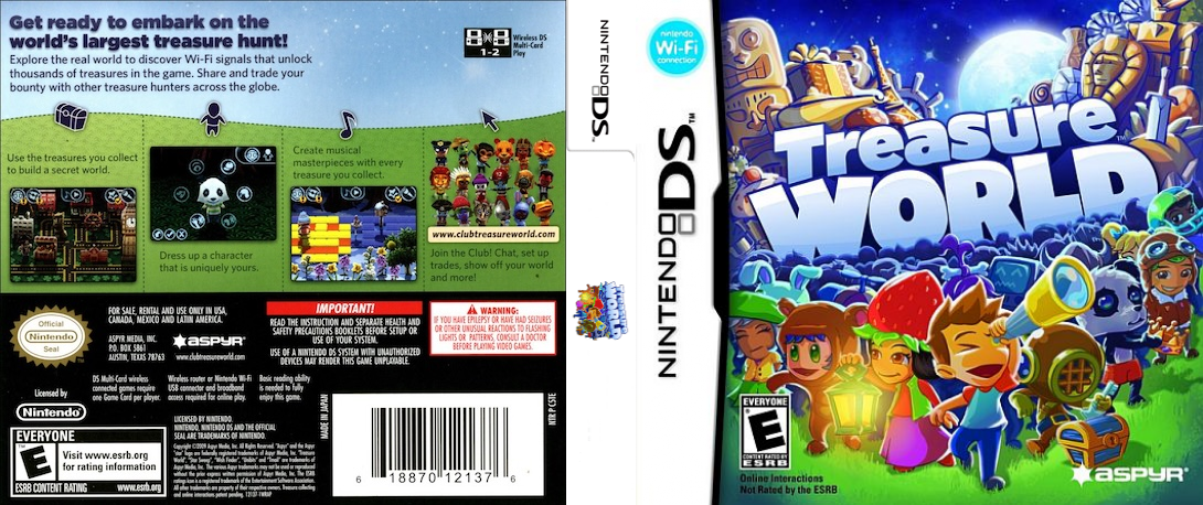 Treasure World — box-texture (US)
