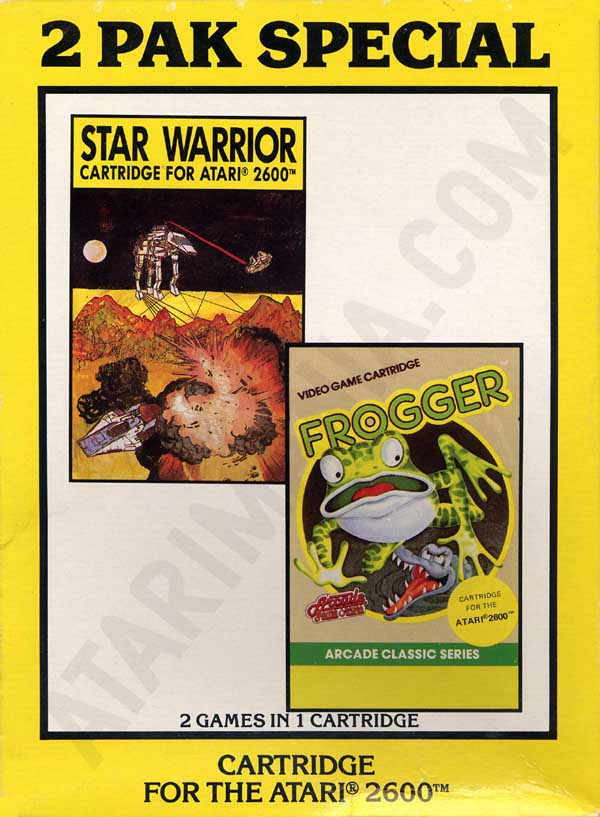 2 Pak Special - Star Warrior / Frogger box art