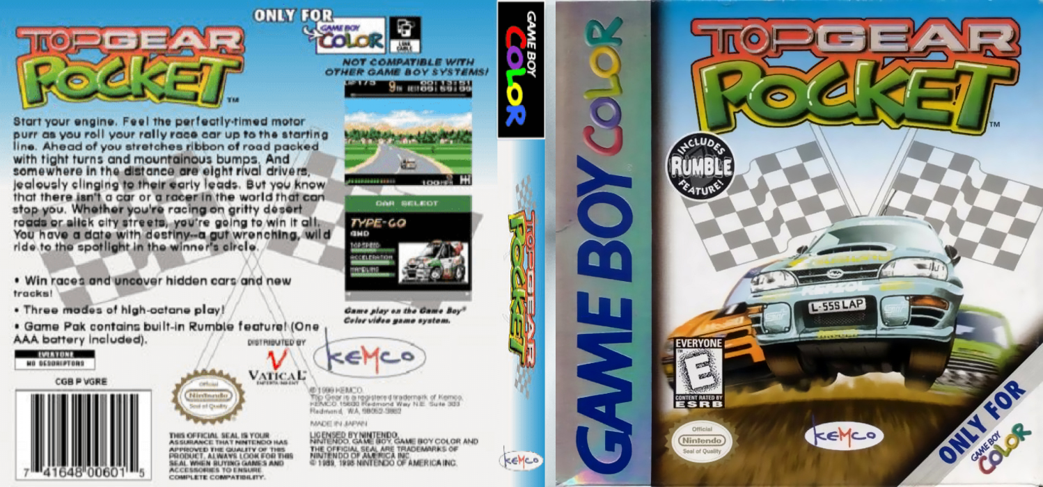 Top Gear Pocket — box-texture (US)