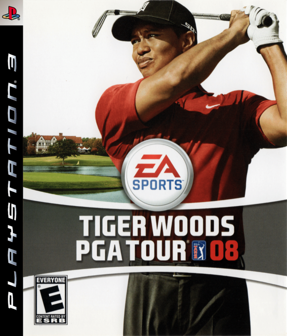 Tiger Woods PGA Tour 08 box art