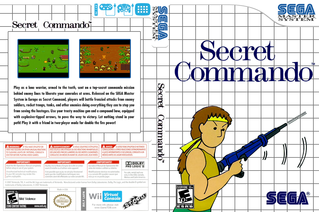 Secret Command — box-texture (US)