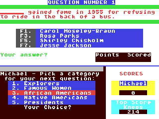 History Challenge III — ss (WOR)