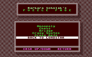 The Puzzle Page #155 — ss (WOR)