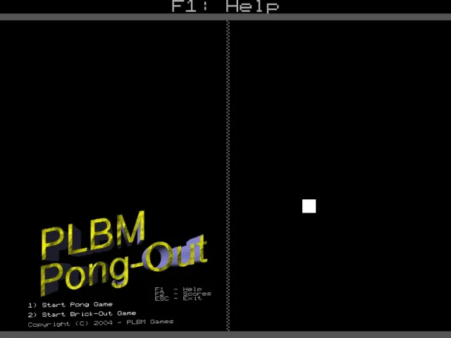 PLBM Pong-Out — mixrbv2 (WOR)