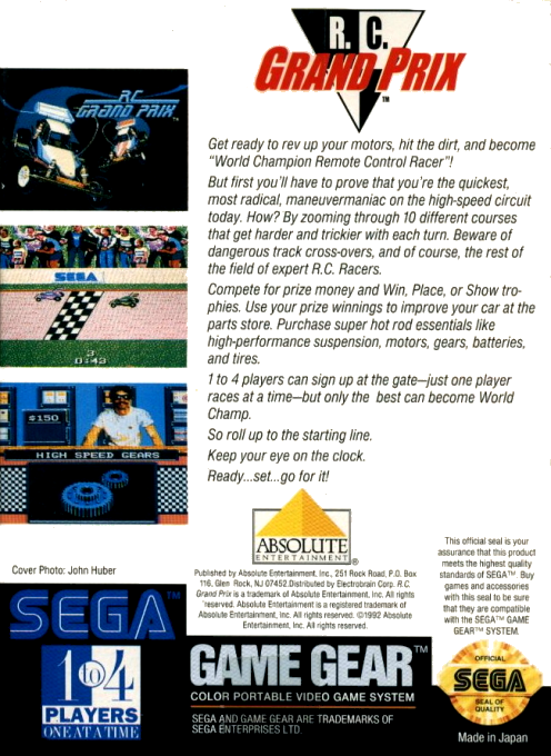 R.c. Grand Prix — box-2D-back (US)