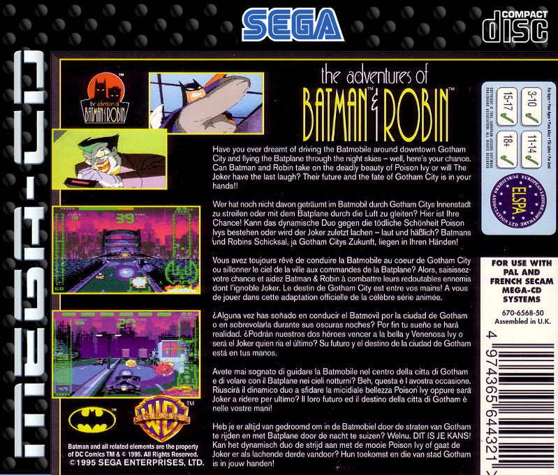 Adventures of Batman and Robin, The — box-2D-back (EU)