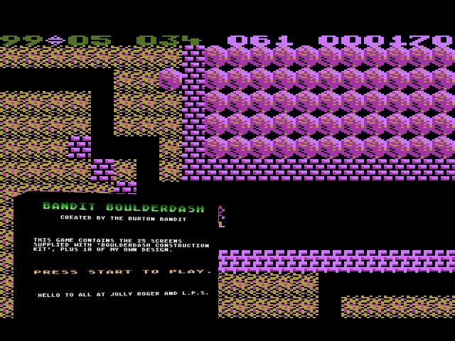 Bandit Boulderdash 01 — mixrbv2 (WOR)