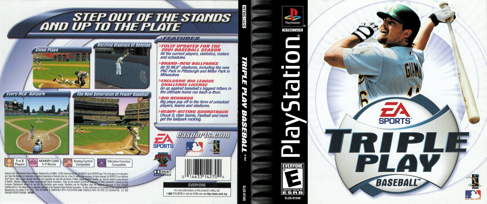 Triple Play Baseball — box-texture (US)