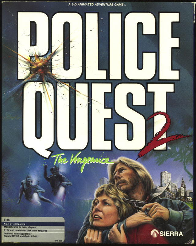 Police Quest 2 - The Vengeance box art