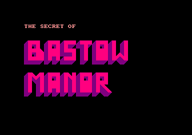 Secret Of Bastow Manor, The — sstitle (EU)