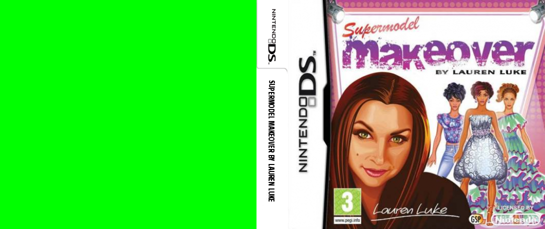 Supermodel Makeover by Lauren Luke — box-texture (EU)