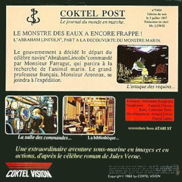 20 000 Leagues Under the Sea — box-2D-back (FR)