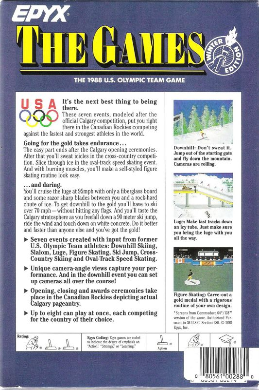 Games, The - Winter Edition — box-2D-back (US)