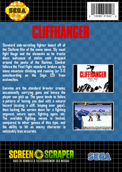 Cliffhanger — box-2D-back (SS)
