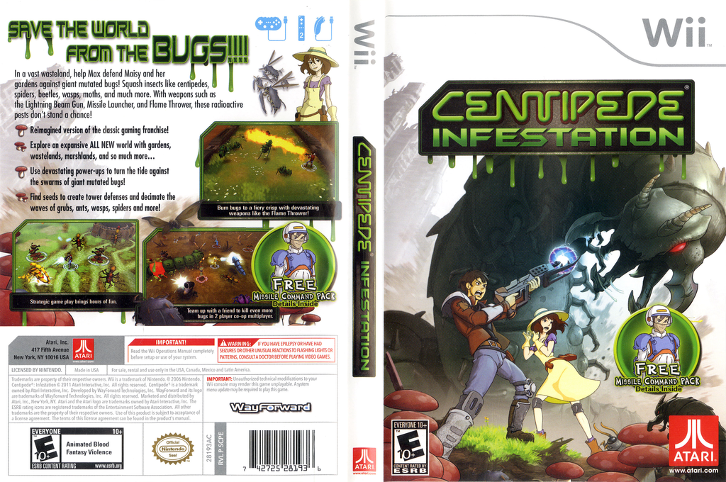 Centipede - Infestation — box-texture (US)