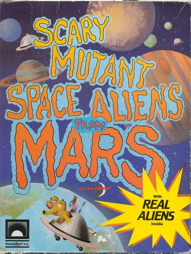 Scary Mutant Space Aliens from Mars box art