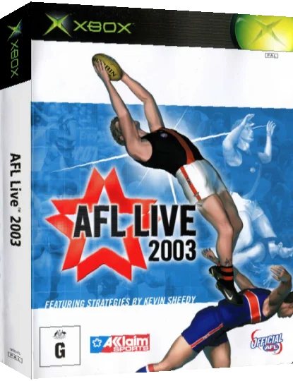 AFL Live 2003 — box-3D (AU)