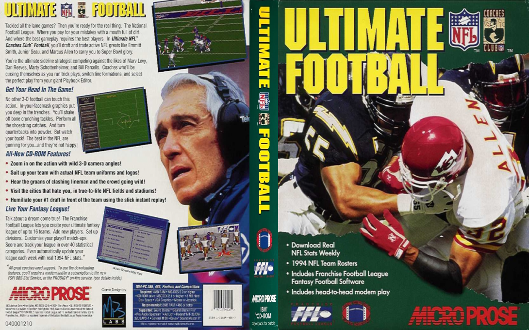 Ultimate Nfl Coaches Club Football — box-texture (US)
