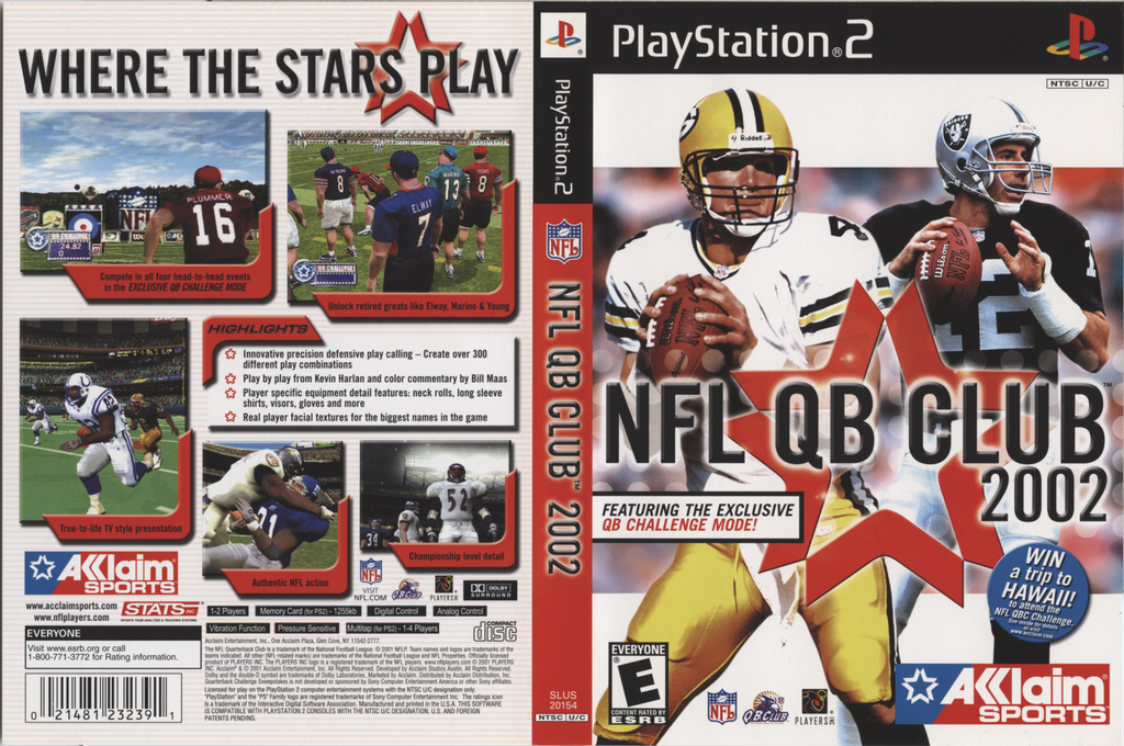 NFL QB Club 2002 — box-texture (US)