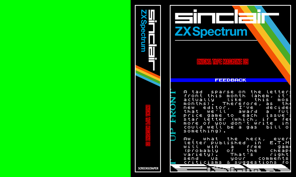 Enigma Tape Magazine 09 — box-texture (SS)