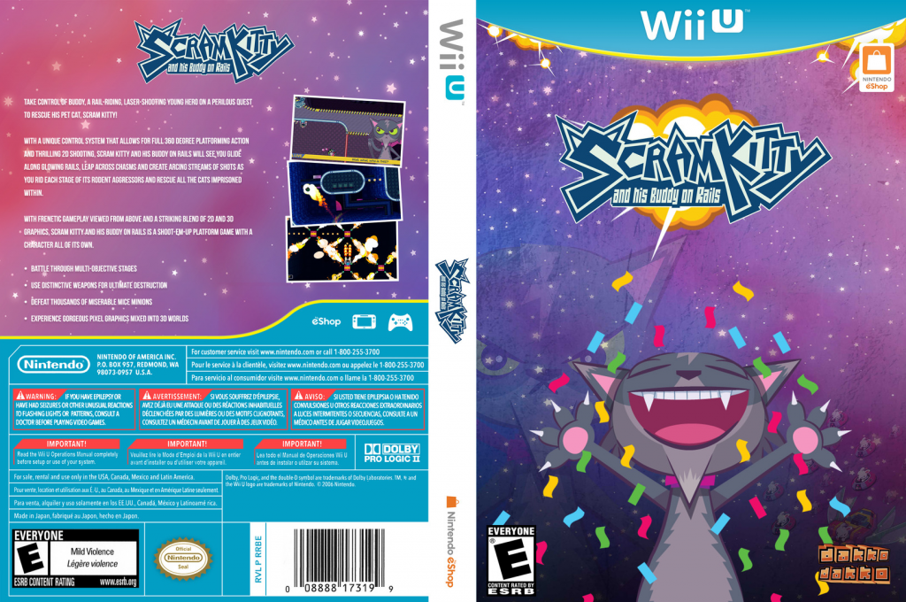 Scram Kitty and his Buddy on Rails — box-texture (US)
