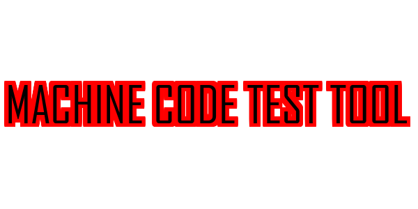Machine Code Test Tool — wheel-hd (SS)