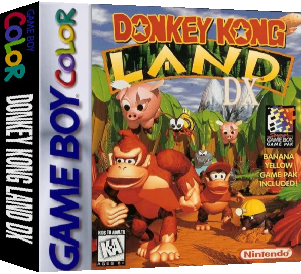 Donkey Kong Land DX — box-3D (WOR)
