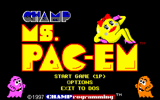 CHAMP Ms. Pac-em box art