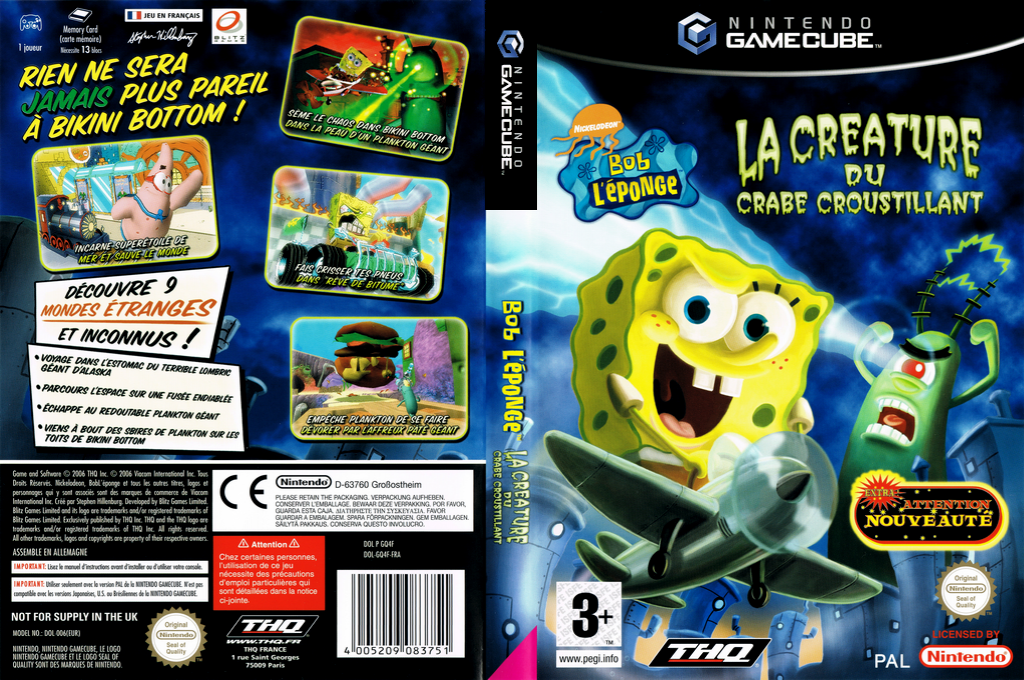 Spongebob Squarepants - Creature From The Krusty Krab — box-texture (FR)