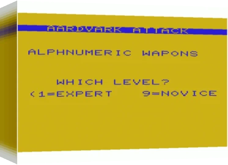 Aardvark Attack — box-3D (WOR)