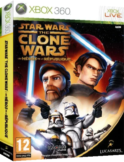Star Wars The Clone Wars - Les Héros De La République — box-3D (FR)