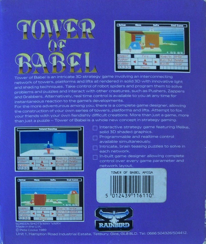 Tower of Babel — box-2D-back (WOR)