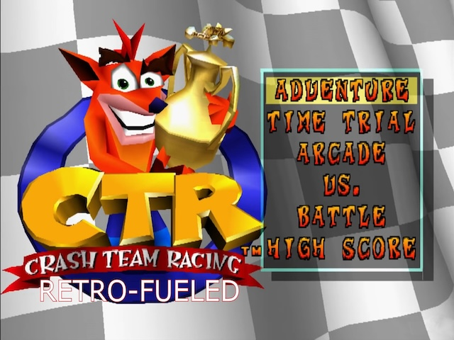 Crash Team Racing - Retro-Fueled — sstitle (WOR)