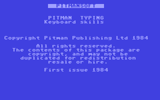 Pitman Typing - Keyboard Skills — sstitle (WOR)