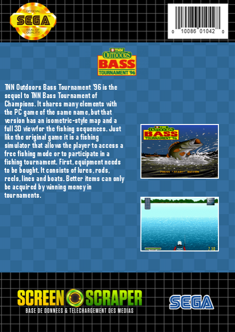 Tnn Outdoors - Bass Tournament '96 — box-2D-back (SS)