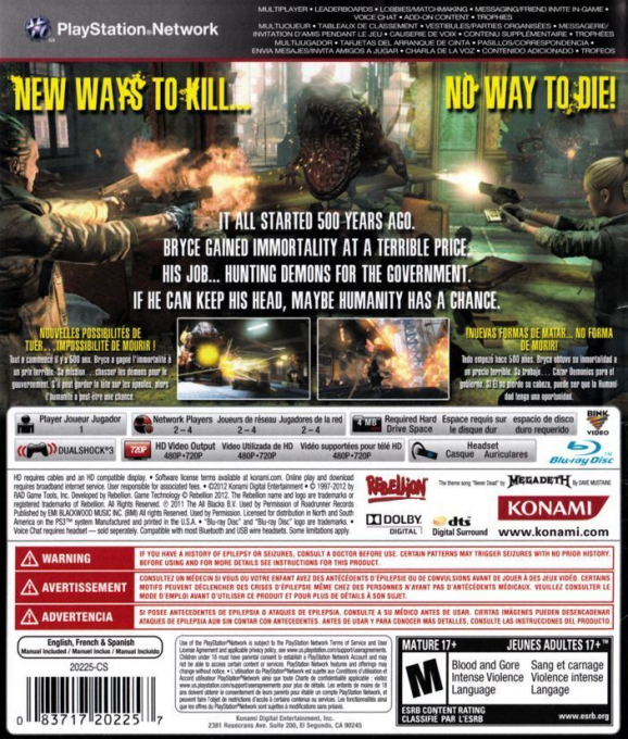 NeverDead — box-2D-back (CA)